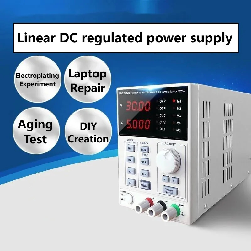 Programmable Dc Power Supply 60V 5A - Fonte de Alimentação DC Linear Regulada