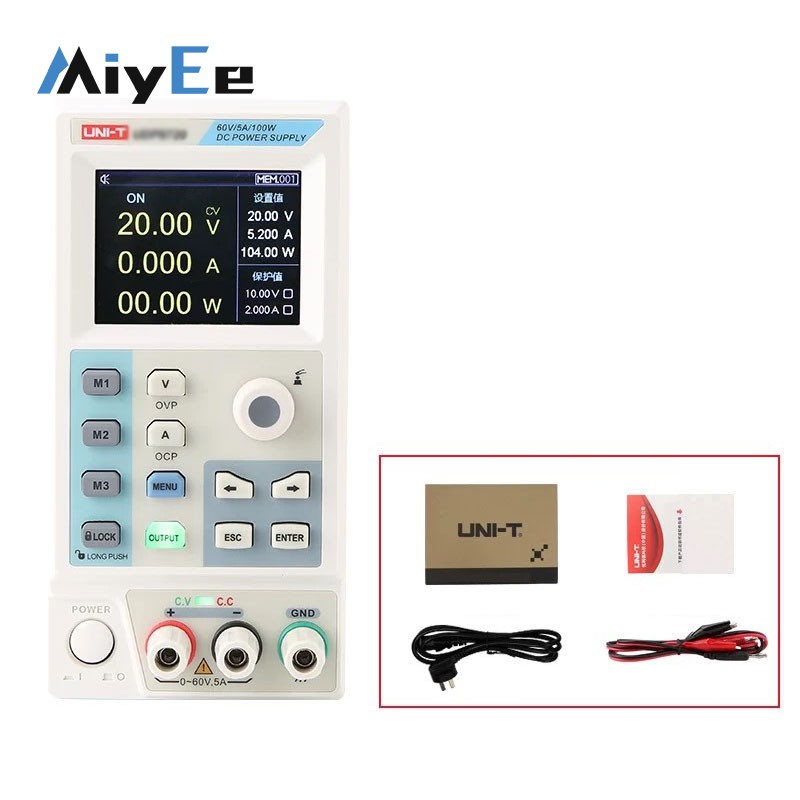 Programmable Dc Power Supply 60V 5A - Fonte de alimentação programável UNI-T 60V