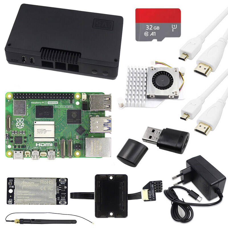 Raspberry Pi 5 8Gb Kit - Novo Kit de Placa de Desenvolvimento