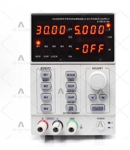 Programmable Dc Power Supply 60V 5A - Fonte de Alimentação Digital Programável KA3003D
