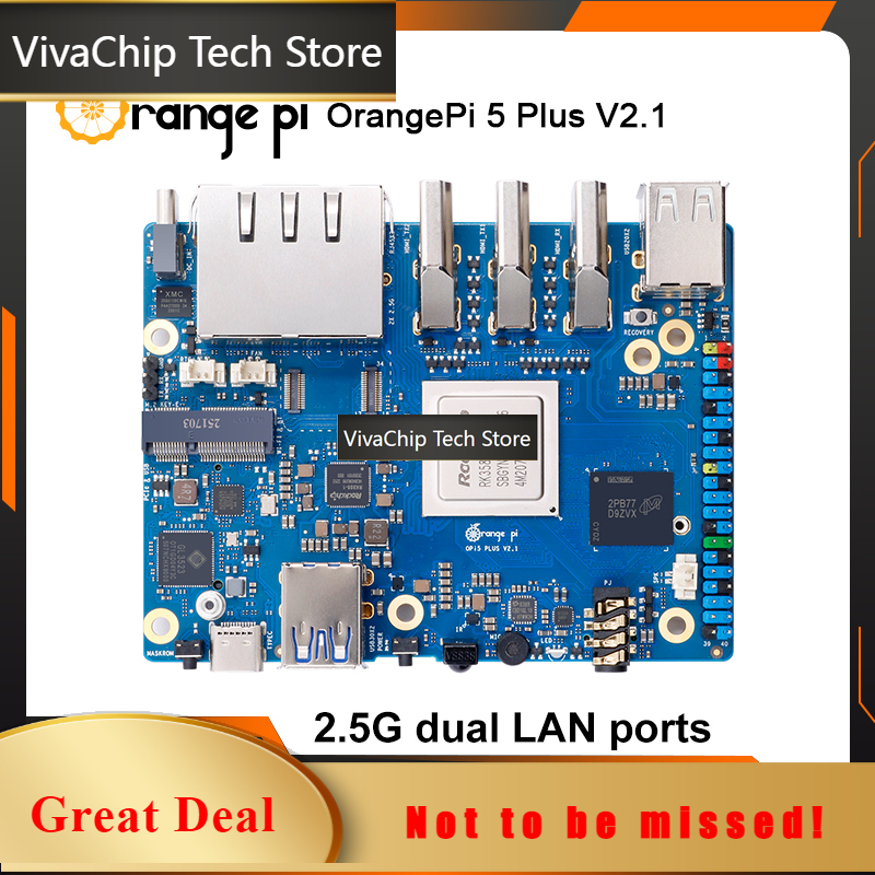 Orange Pi 5 Plus 16Gb - Placa de Desenvolvimento VivaCT Orange Pi