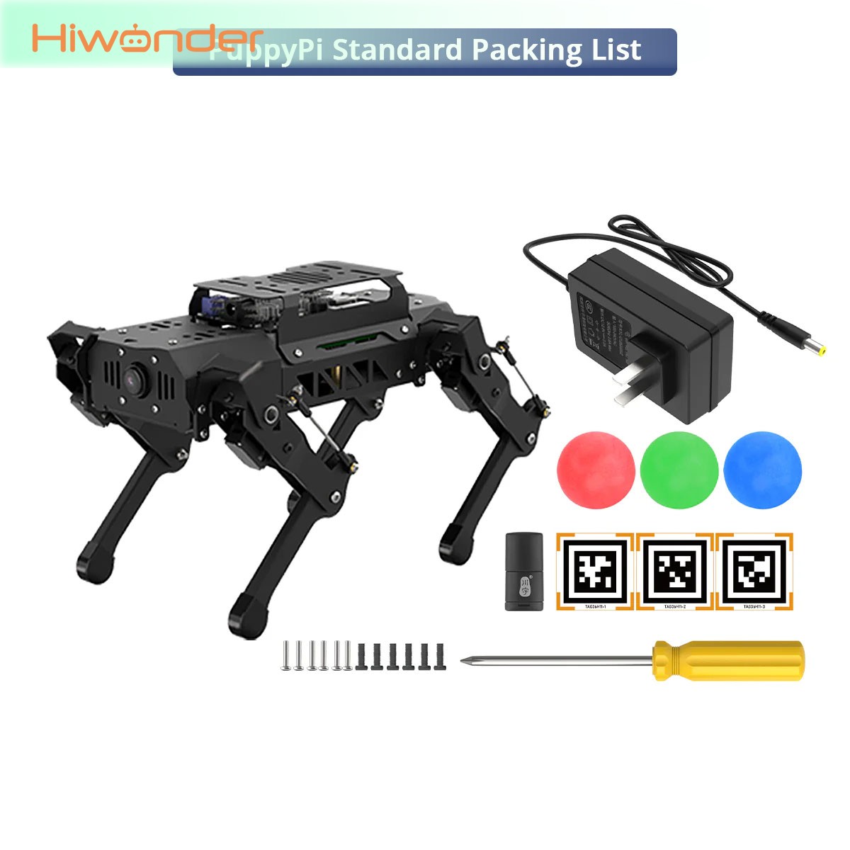 Kit padrão Hiwonder PuppyPi Ro - Raspberry Pi 5 8Gb Kit avaliação e preço
