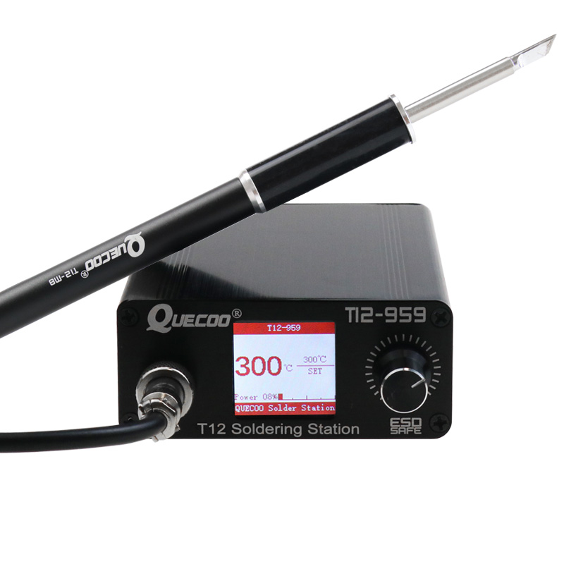 Estação de Solda T12-959 V5.1, - Soldering Station T12 Oled avaliação e preço