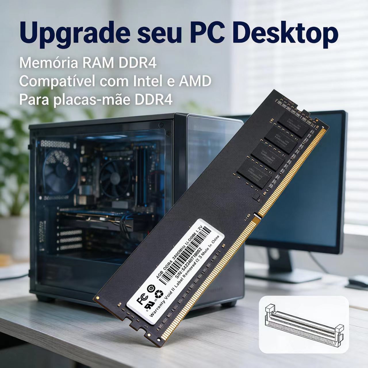 Memória RAM DDR4 4GB 8GB 2400M - Khadas Vim4 8Gb avaliação e preço