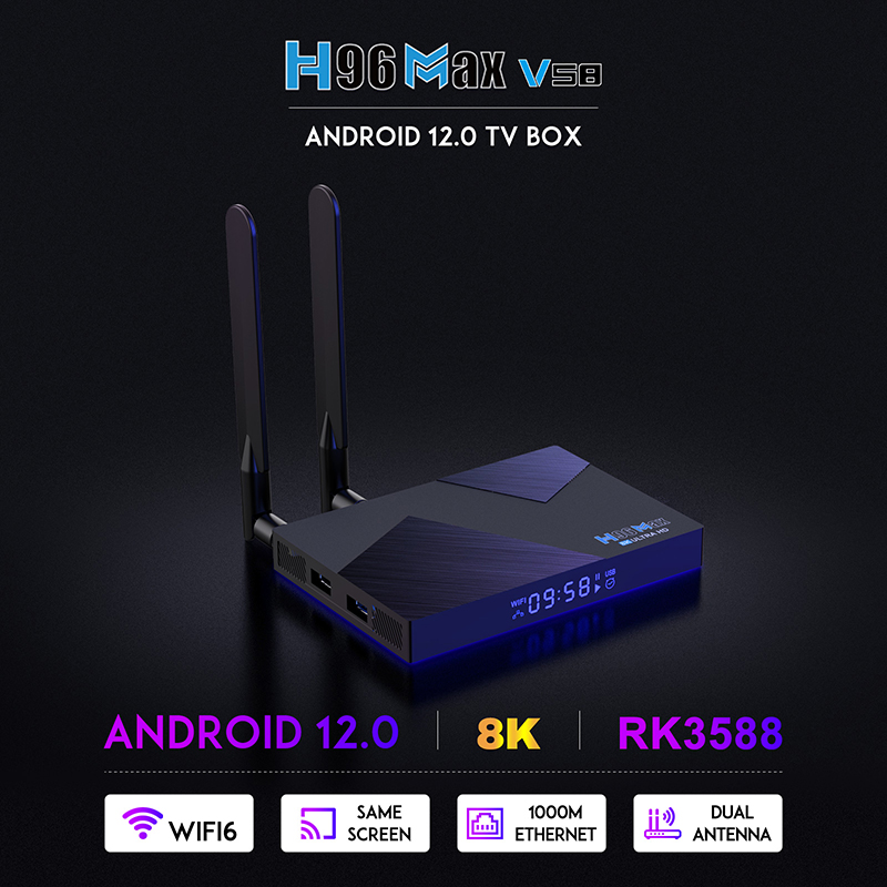 H96 MAX V58 Rockchip RK3588 Oc - Khadas Vim4 8Gb avaliação e preço