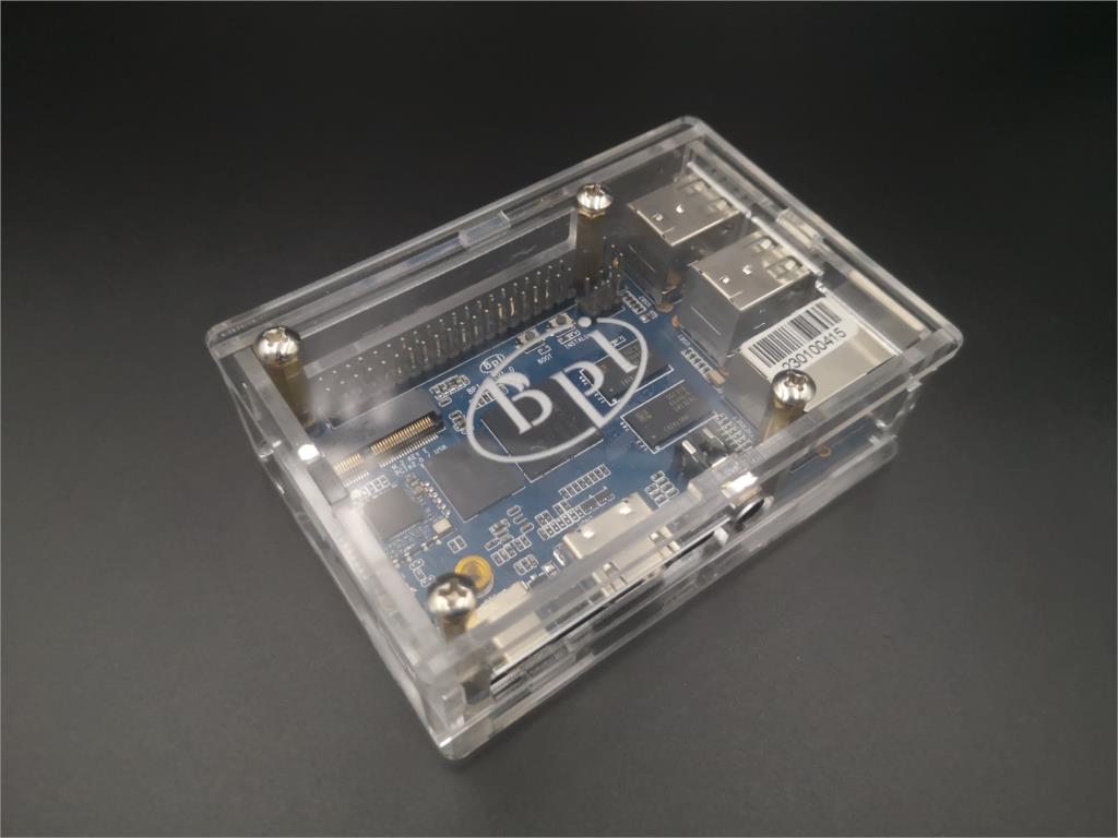 BPI M5 BPI M4 Caixa de acrílic - Banana Pi Bpi-M5 avaliação e preço