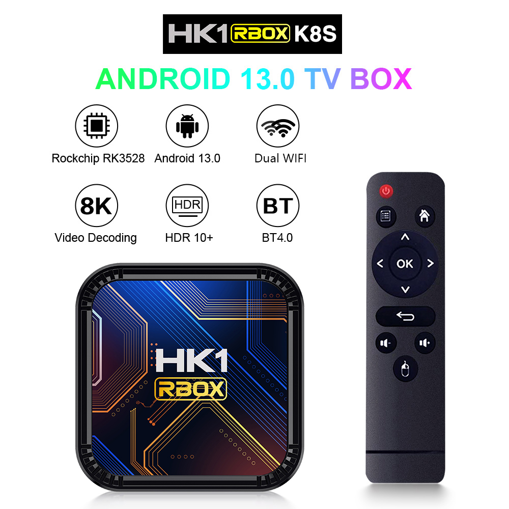 HK1 RBOX K8S Android 13 TV Box - Radxa Rock 5B 16Gb avaliação e preço