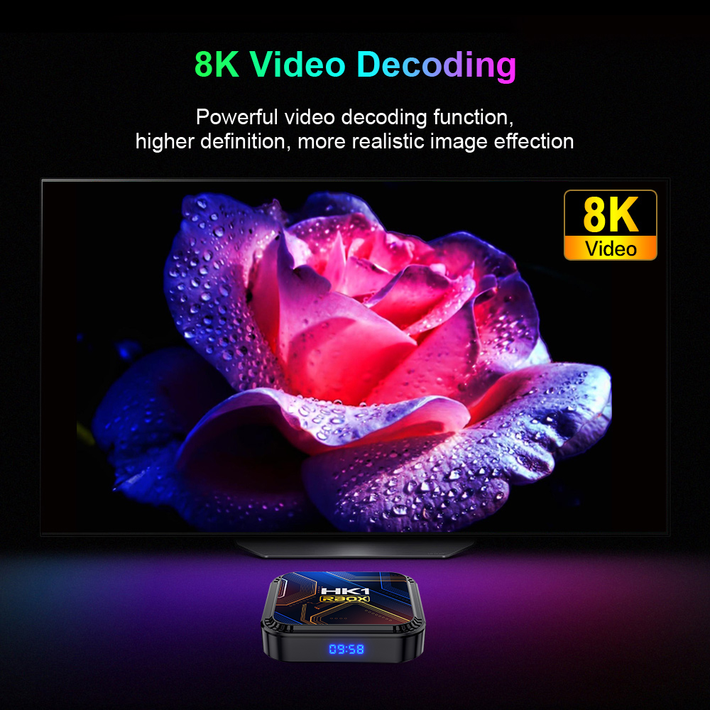 HK1 RBOX K8S Android 13 TV Box - Radxa Rock 5B 16Gb avaliação e preço